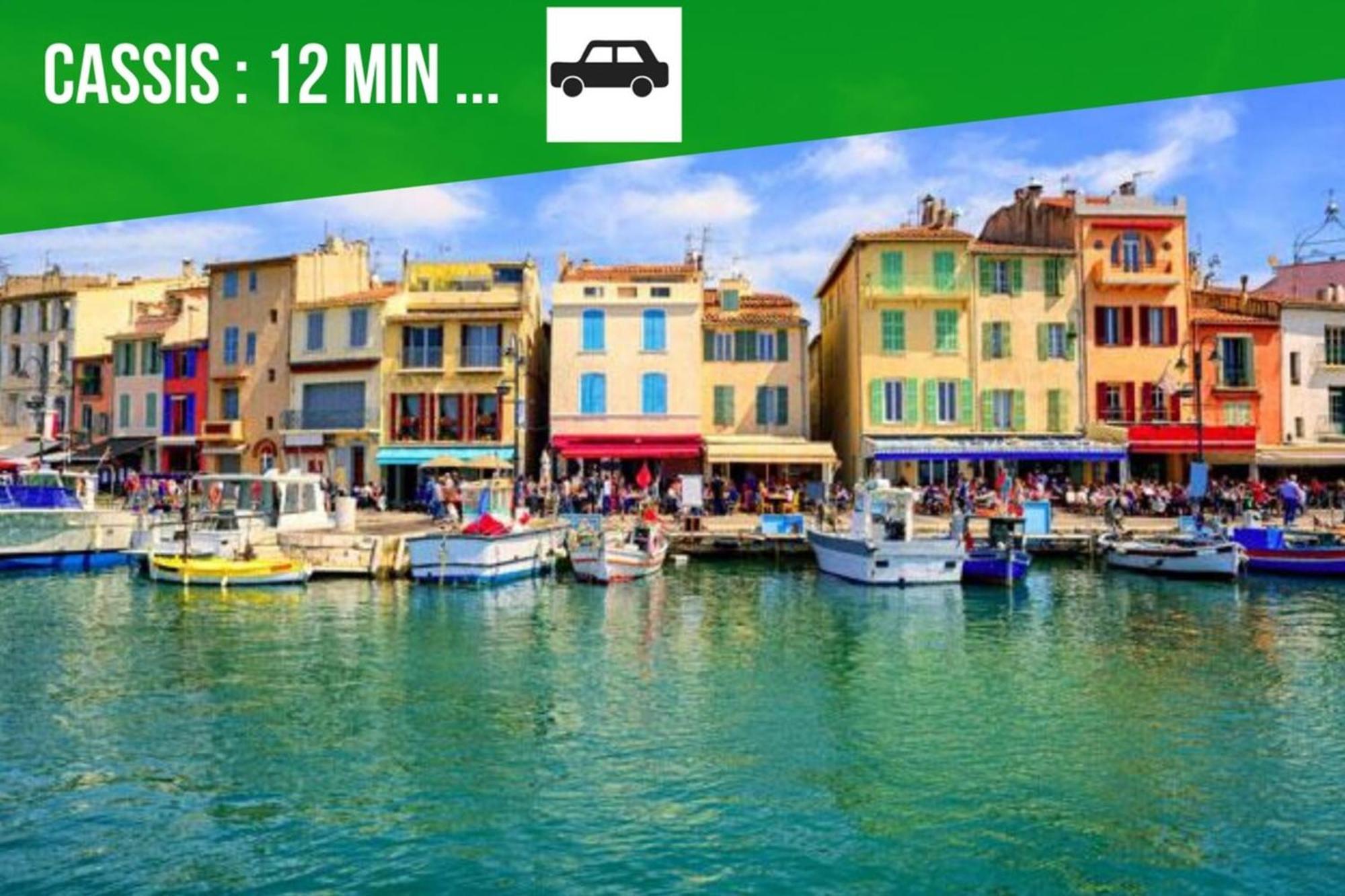 Ferienwohnung Cosy La Baie Des Anges - Plage La Ciotat - Classe 3 Etoiles Exterior foto
